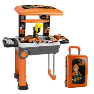ست اسباب بازی میز ابزار 2 در 1 چمدانی کودک Case Workbench 2 in 1 Tool Set_اسباب بازی